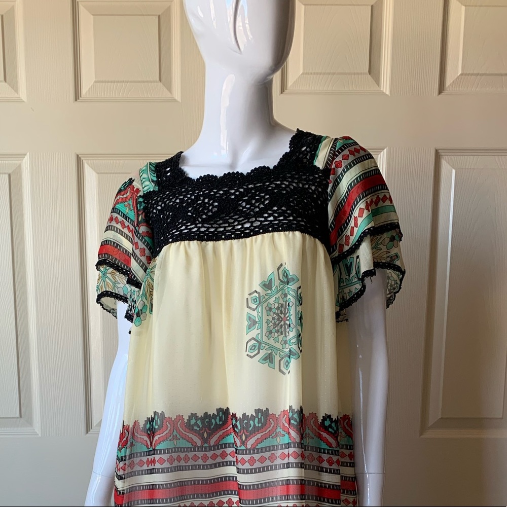 Lumier - women’s mini boho dress (Size S)